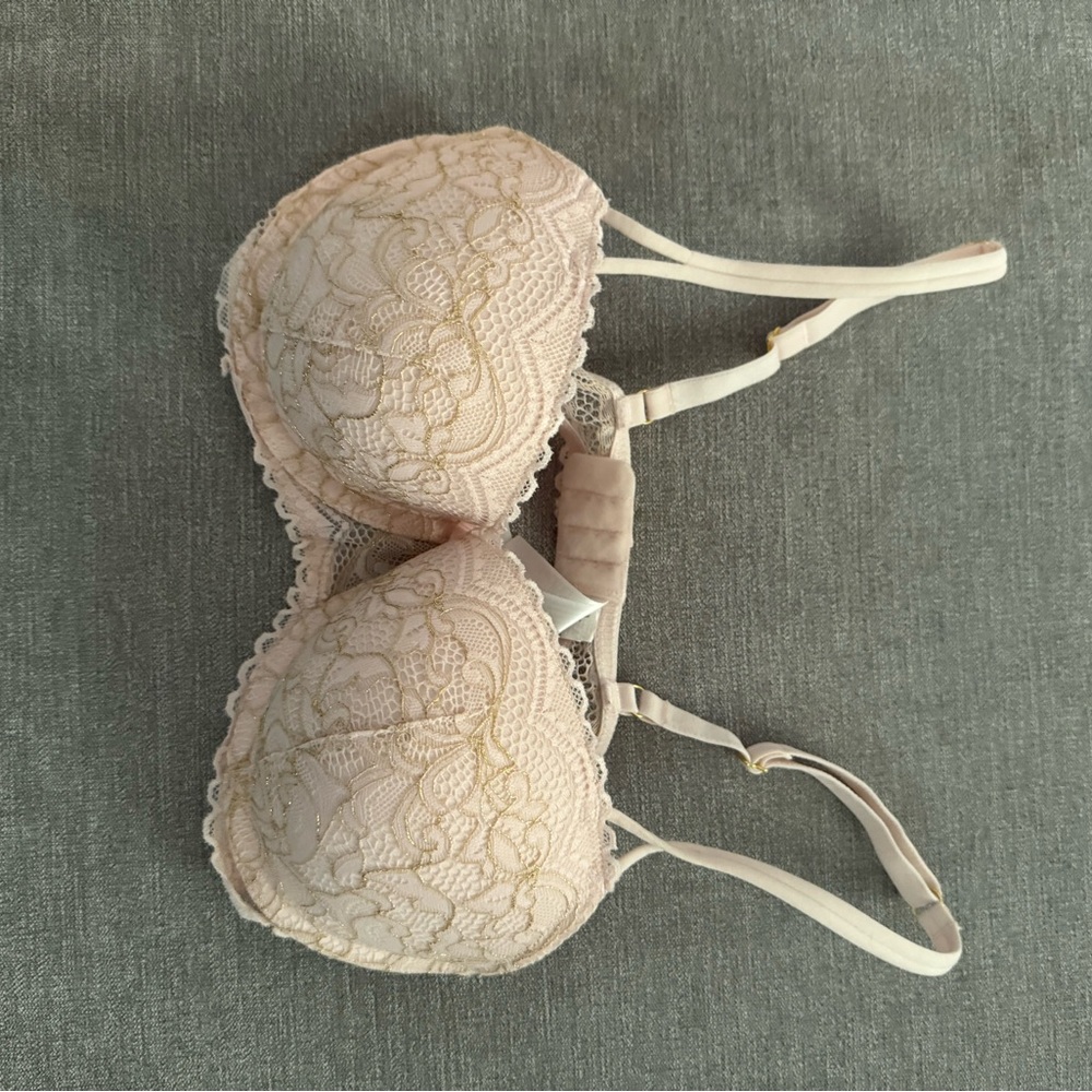 Target Cream Lace Bra Full Coverage
